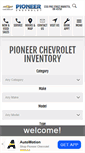 Mobile Screenshot of pioneerchevroletcadillac.com